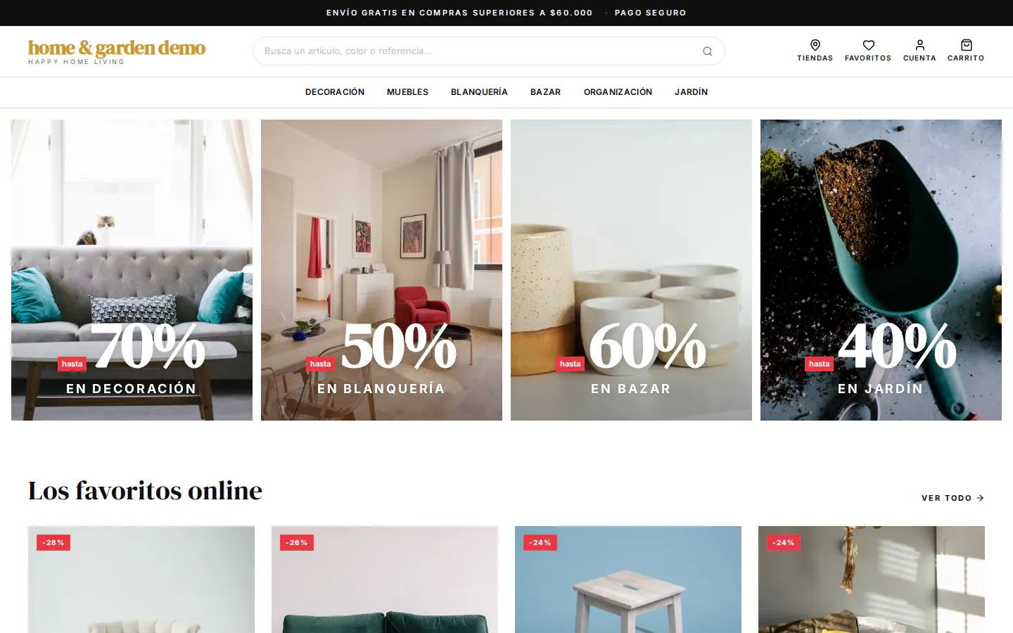 Template HOME & GARDEN — Casa & Jardín