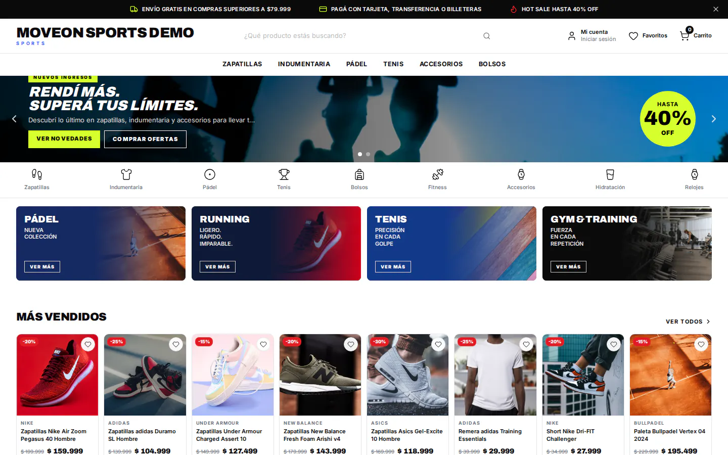 Template MOVEON SPORTS — Deportes