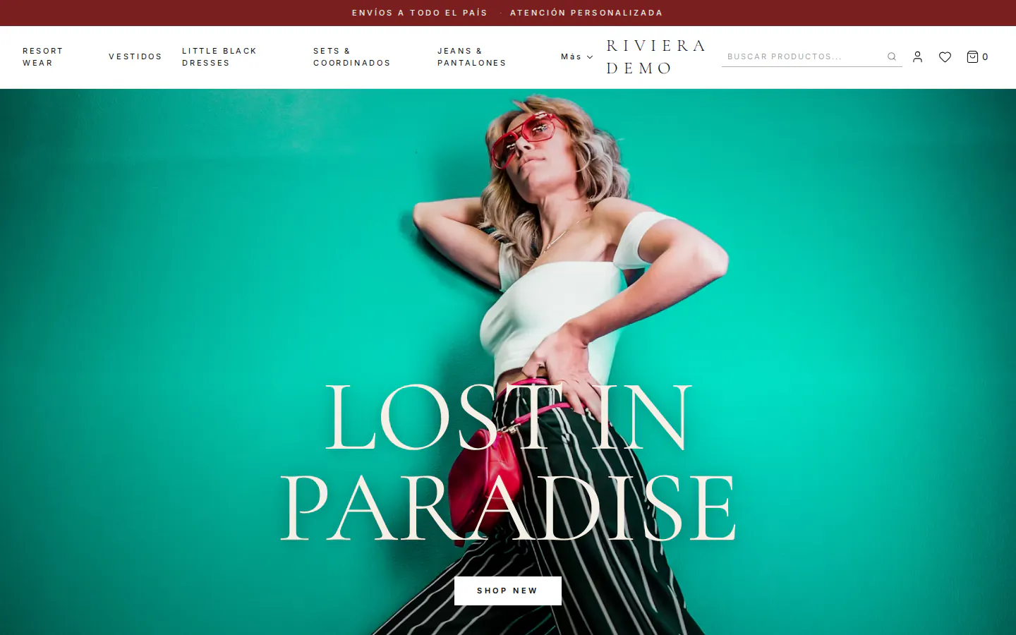 Template RIVIERA — Moda Mujer
