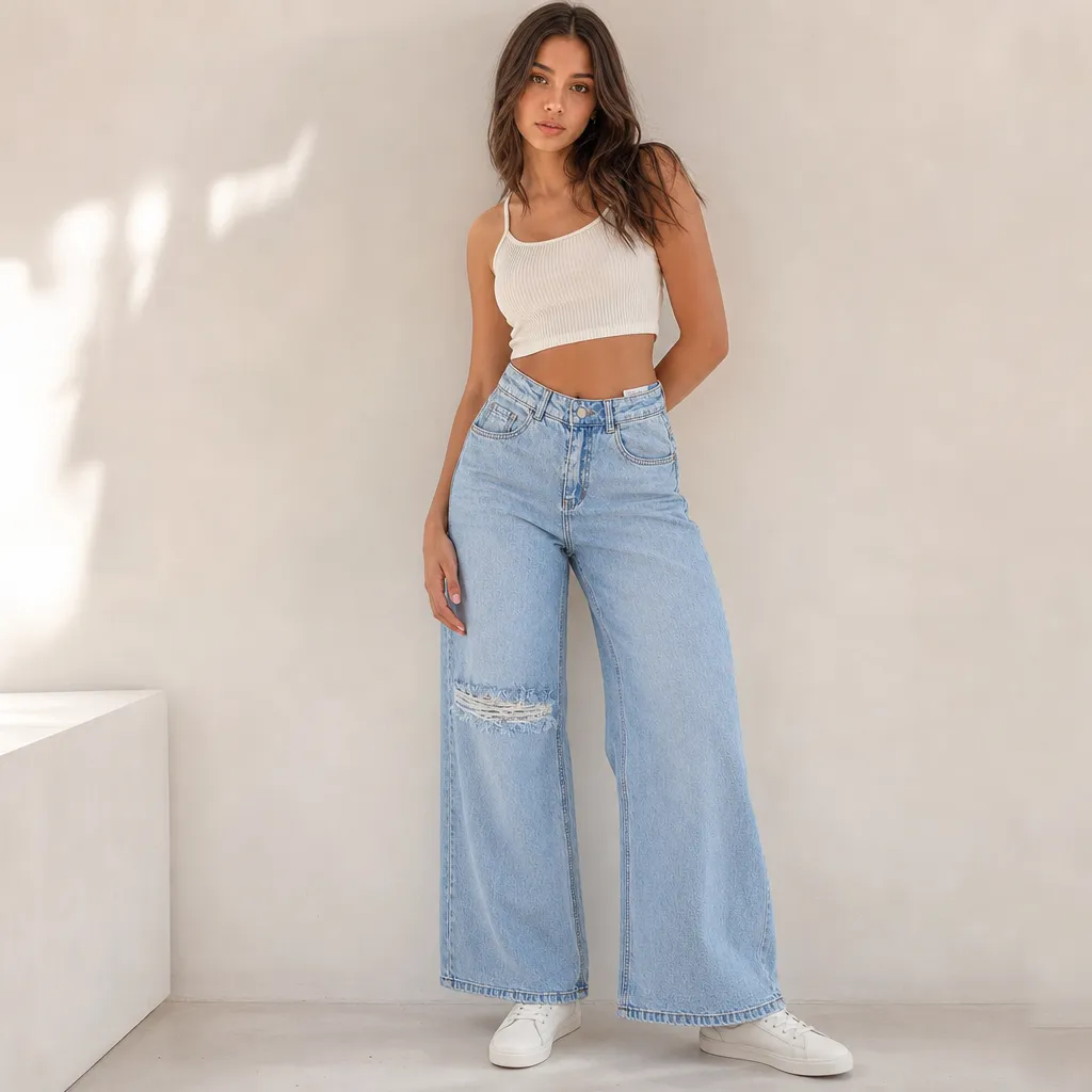 Wide Leg Denim: Comodidad y Estilo en Uno